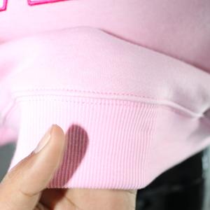 Sudadera Rosa con Cuello Alto 100% Blanca con Apliques Bordados, Sudadera de Cuello Ancho URBAN PRODUCTIONS - Product Image 6