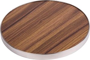 Factory Wholesale Custom Minimalist Eco-Friendly Acacia Wood Tabletop <b>Protection</b> Mat Cup Holder Insulated Coasters - Product Image 5
