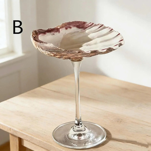 Verre à vin en coquille de conque, décoration d'intérieur, vaisselle, verrerie, coquille de mer naturelle blanche, tasse à boire, cadeau d'inspiration française pour maman, unique - Product Image 6