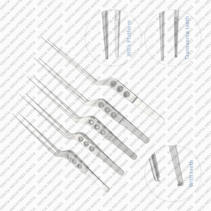 Pinzas Microquirúrgicas con Dientes para Neurocirugía, Pinzas para Tejidos Microquirúrgicos de Acero Inoxidable, Instrumento Neuroquirúrgico OEM - Product Image 5