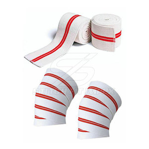 <b>Knee</b> Wraps for Fitness and Gym Workout <b>Support</b> for Squats Weightlifting Soft <b>Elastic</b> and Durable for Long Use - Product Image 2