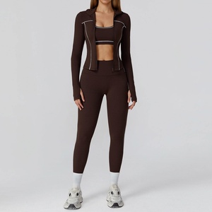 Conjuntos Deportivos de Yoga sin Costuras para Mujer - Shaghaf Sports - Product Image 6