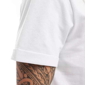 Camiseta de Hombre con Logotipo Personalizado, Algodón, Manga Corta, Casual, Holgada, Estilo Urbano, Verano, Suministro al por Mayor de Fábrica OEM - Product Image 6