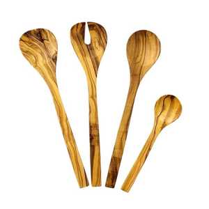 Juego de Cucharas de Madera Hechas a Mano en Forma de Corazón, Naturales, Ecológicas, Artesanales, Utensilios de Decoración para el Hogar - Product Image 5