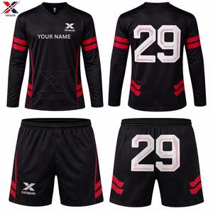 Uniformes Deportivos Cortos Transpirables con Diseño Personalizado, Camisetas de Fútbol con Cuello en V, Uniformes Unisex para Adultos, para Clubes Escolares y Equipos, Venta al Por Mayor - Product Image 3