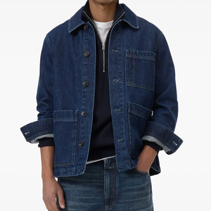 2026 Good Quality Custom Casual Slim Long Sleeve Jean <b>Jacket</b> <b>Men's</b> Ripped Street style <b>jacket</b> Denim outerwear <b>jackets</b> for <b>men</b> - Product Image 2