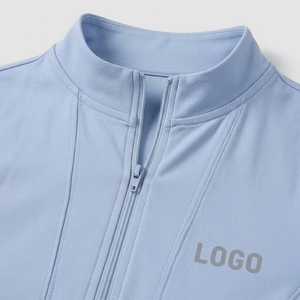 Tops de Yoga Cortos a la Moda para Mujer, Personalizables por Delante, Suaves, Elásticos, Transpirables, de Spandex/Poliéster, para Deportes, Gimnasio, Pilates - Product Image 6