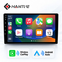 HANTUE Autoradio Android universel personnalisé 9 pouces sans fil avec écran GPS CarPlay Stéréo de voiture Lecteur multimédia Bluetooth