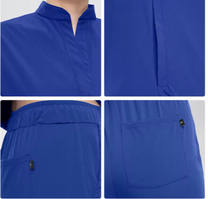 Blusa Médica sin Mangas para Mujer, Cuello Mandarín, Ligera y Transpirable, Uniforme de Enfermera, Ropa de Trabajo para Clínica Dental 2026 - Product Image 6