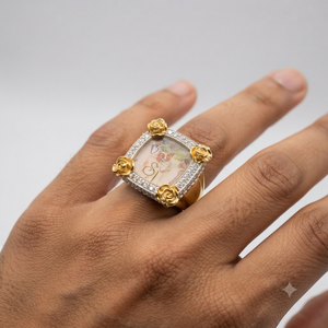 Classic Style Fine Custom Photo Iced Portrait Moissanite Diamond Hip Hop Statement <b>Rings</b> 925 Silver Personalized Jewelry Gifts - Product Image 3
