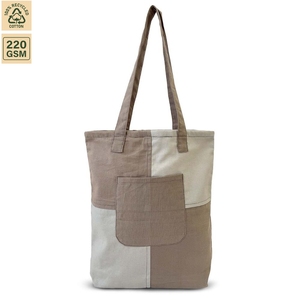 Sac fourre-tout en toile non laminée personnalisé avec poche 35x39x10cm, logo imprimé, fournisseur OEM ODM pour le commerce de détail et les marques privées - Product Image 1