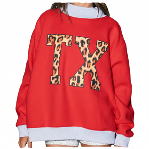 Sudaderas de Cuello Alto para Mujer, Tela de Poliéster/Algodón, Ecológicas, Transpirables, de Secado Rápido, Forradas, Bordadas en la Parte Delantera, Sólidas - Product Image 1