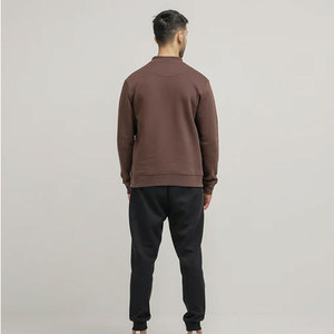 Custom Logo Printed Cotton Made Bomber <b>Jacket</b> Hot Selling Men Slim Fit <b>Canvas</b> Bomber <b>Jacket</b> with Stand Collar - Product Image 2