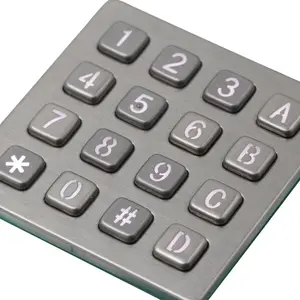 Anti corrosion Industrial Kiosk Keypad