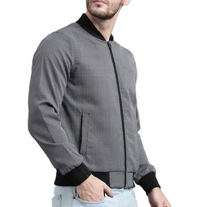 Veste bomber pour homme, couleur personnalisée, vêtements d'extérieur, tissu léger et confortable, veste bomber bon marché, service OEM ODM - Product Image 3