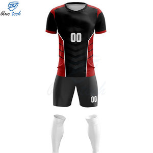 Ensemble d'uniformes de football personnalisés imprimés, maillot et short respirants à séchage rapide pour hommes, vente en gros pour équipes de football OEM - Product Image 3