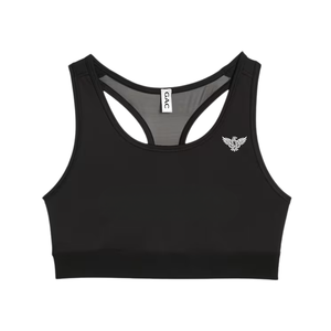 เสื้อชั้นในกีฬาผู้หญิงแบบตาข่าย ทรง Racerback รองรับปานกลาง น้ำหนักเบา เหมาะสำหรับออกกำลังกาย โยคะ ฟิตเนส ยืดหยุ่น ระบายอากาศดี มีฟองน้ำเสริมด้านหน้า - Product Image 5