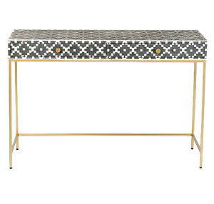 Handicraft Bone Inlay <b>Bedside</b> <b>Table</b> <b>with</b> 5 <b>Drawers</b> Modern Bone Inlay <b>Bedside</b> Fashionable New Customized Coffee <b>Table</b> - Product Image 2