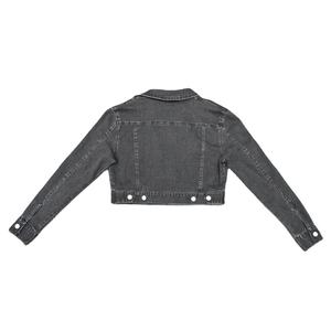 Nouveauté Vestes en jean coupées personnalisées pour femmes, lavées, boutonnées, style hip-hop vintage, marque privée, 2026 - Product Image 5