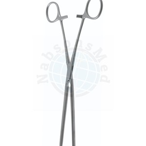 Pinza Intestinal NABSONS MED, Pinza para Esponjas de Acero Inoxidable Personalizada, Instrumento Quirúrgico Urológico Manual Reutilizable, CE ISO OEM - Product Image 4