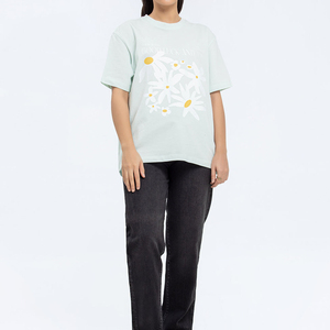 T-shirt décontracté moderne pour femme, vêtement streetwear élégant, chemise de mode quotidienne confortable et oversize pour femme - Product Image 3