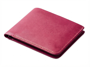 Custom Men's Brown Crazy Horse Cow Leather Short Bifold <b>Wallet</b> with Coin Pocket <b>RFID</b> <b>Blocking</b> Open Closure - Product Image 4