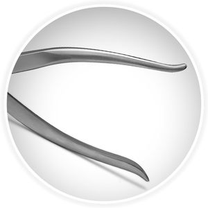 Acero inoxidable de primera calidad y duradero, este esparcidor de tres puntas de 9 pulgadas cuenta con mordazas dentadas con acción de resorte segura. - Product Image 3