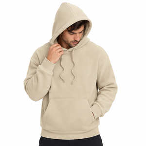 Sweat-shirt à capuche en maille gaufrée pour homme, pull décontracté haut de gamme, sweat-shirt streetwear à manches longues personnalisé, fournisseur de vêtements en gros - Product Image 3
