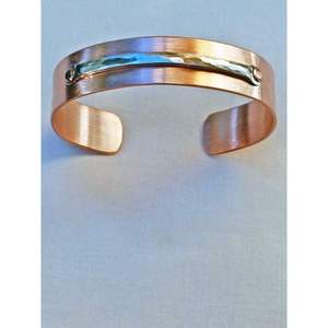 Pulsera Minimalista de Cobre con Cristal Moderno y Elegante, Accesorio de Moda RR ENTERPRISES Modelo RR202515032 - Product Image 1