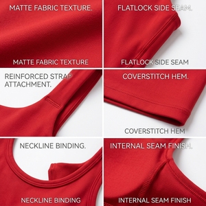Ensemble de sport pour femme personnalisé : soutien-gorge de sport et débardeur fitness sans coutures - Product Image 3
