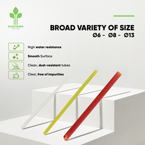 Sac de paille de riz écologique de haute qualité pailles jetables barres de fêtes de vente chaude emballage personnalisé 6mm 8mm 10mm Vietnam - Product Image 5