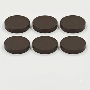 Vente en gros de bouchons en HDPE Soft Touch de 5 à 120 mm de diamètre, couleur personnalisée, bouchon à vis mat, pots cosmétiques, usine au Vietnam, OEM ODM, marque Pavico - Product Image 3