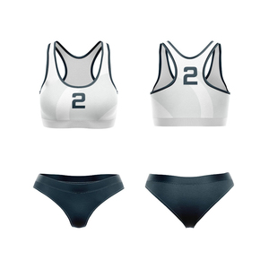 Ensemble de soutien-gorge de sport à séchage rapide personnalisé 2026 pour filles et femmes, tenue de volley-ball de plage sexy avec sublimation - Product Image 3