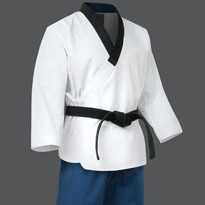 Uniforme de Taekwondo Poomsae con Logotipo, Uniformes Taebek Dan, MMA, Artes Marciales, Taekwondo, Kickboxing, Entrenamiento, Gimnasio, Escuela, Academia - Product Image 3