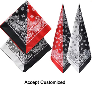 Cotton Satin <b>Scarf</b> Bandana Custom Print Unisex Multifunctional Breathable High Quality for Women Street Style Casual Head <b>Scarf</b> - Product Image 4