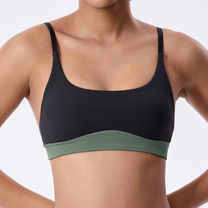 Conjunto de Yoga de 2 Piezas Personalizable para Mujer, Tirantes Ajustables, Diseño de Cintura Alta, Material de Spandex/Nylon, Elástico y Activo - Product Image 5