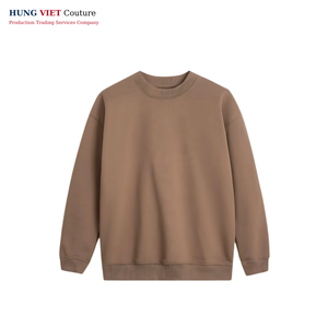 Sudadera personalizada de moda para mujer Otoño Invierno sudadera suelta informal con capucha patrón sólido otoño moda liso teñido Top ropa de calle - Product Image 1