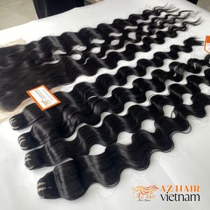 Paquetes de cabello ondulado profundo suelto Trama de cabello humano vietnamita 100% Cutícula intacta Super suave y suave Precio al por mayor - Product Image 2