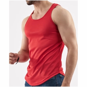 Débardeurs pour hommes à séchage rapide et respirants 100% coton pour l'été, fitness, chemises musclées légères, vêtements de sport pour la salle de sport et la course à pied - Product Image 2