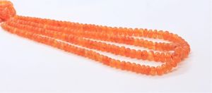 ลูกปัดคาร์เนเลียนธรรมชาติทรงรอนเดลล์เรียบขนาด 16 นิ้ว สีส้มแฟนตา ลูกปัดพลอยคาร์เนเลียนทรงรอนเดลล์ ลูกปัดคาร์เนเลียนธรรมชาติแบบเม็ดเดี่ยว - Product Image 4