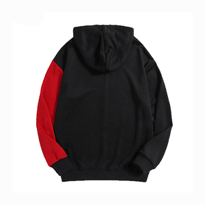 เสื้อฮู้ดดี้ผู้ชายทรงโอเวอร์ไซส์ ตัดต่อสีสัน แขนยาว ผ้าถัก คอตตอน สวมใส่สบายๆ สำหรับฤดูใบไม้ร่วง - Product Image 2
