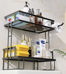 Étagère de rangement pour salle de bain en acier inoxydable, à poser au-dessus des toilettes, OEM/ODM Vietnam - Product Image 3