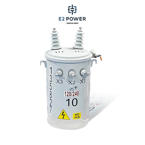 Transformador de Distribución Monofásico de 10kVA-500kVA, 60Hz, Sumergido en Aceite, de Dos Bobinados, Montado en Poste, Transformador Aéreo - Product Image 3