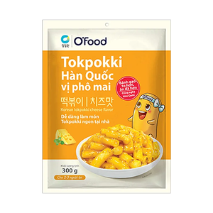 BEST SELLING O'food Tokpokki coréen authentique, saveur épicée traditionnelle, 300g, gâteau de riz épais, nourriture de rue asiatique instantanée, vente en gros - Product Image 2