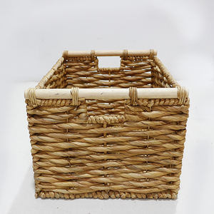 Cestas de regalo de lujo rectangulares para spa, cestas vacías de mimbre al por mayor, cestas de regalo grandes personalizadas de mimbre. - Product Image 6