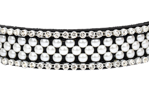 Bride d'équitation anglaise en cuir de qualité supérieure avec frontale en cristal de luxe et strass, taille, couleur et logo personnalisables pour l'équitation - Product Image 6