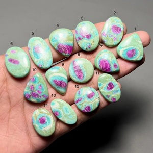 Rubí en fuchsite cabujón, piedra preciosa suelta para sanación, Reiki, meditación, yoga, manifestación, calma, crecimiento empresarial, piedra del amor. - Product Image 4
