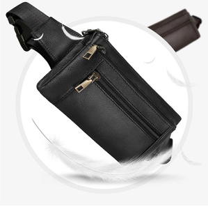 Riñoneras de Cuero PU Totalmente Personalizadas al por Mayor, Unisex, con Cierre de Cremallera, para Uso Diario Informal - Product Image 4