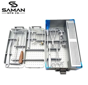 Kit d'instruments orthopédiques pour petits fragments, en acier inoxydable, pour chirurgie traumatique, fixation des fractures osseuses, outils chirurgicaux certifiés CE - Product Image 2