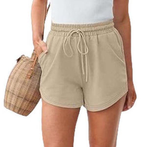 Shorts de Cintura Alta de Alta Calidad 100% Algodón para Gimnasio y Fitness para Mujer, Transpirables, Personalizados OEM de Pakistán - Product Image 2